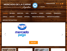 Tablet Screenshot of mercadodelacarne.com